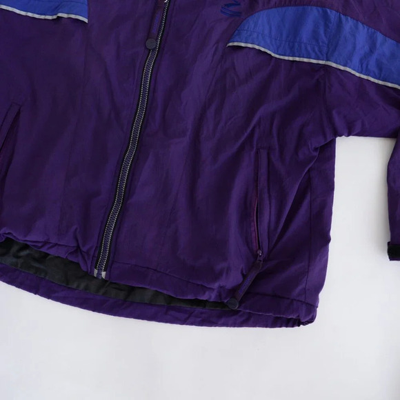 Vintage Brooks Purple Blue  Gore-Tex Zip Up Nylon Windbreaker Jacket M - Picture 5 of 12